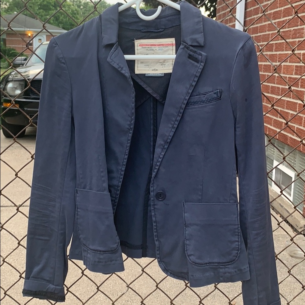 Navy/ indigo Anthropologie blazer